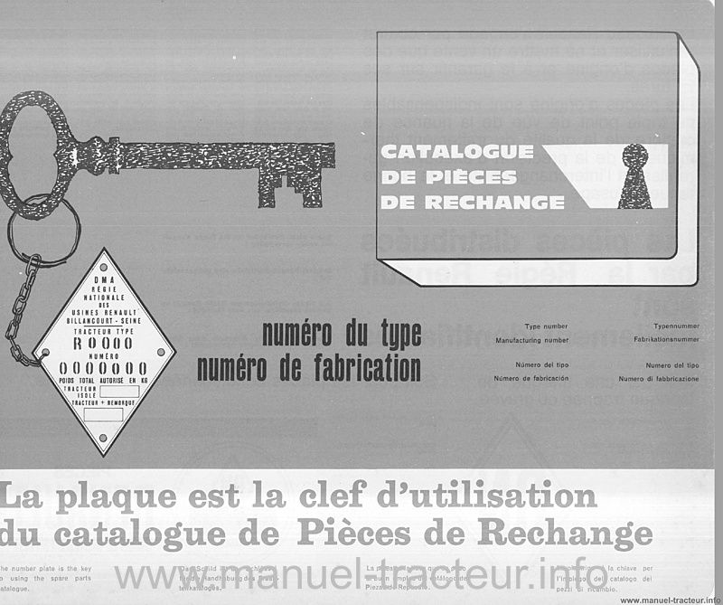 Deuxième page du Catalogue pièces détachées RENAULT 7053 PR649