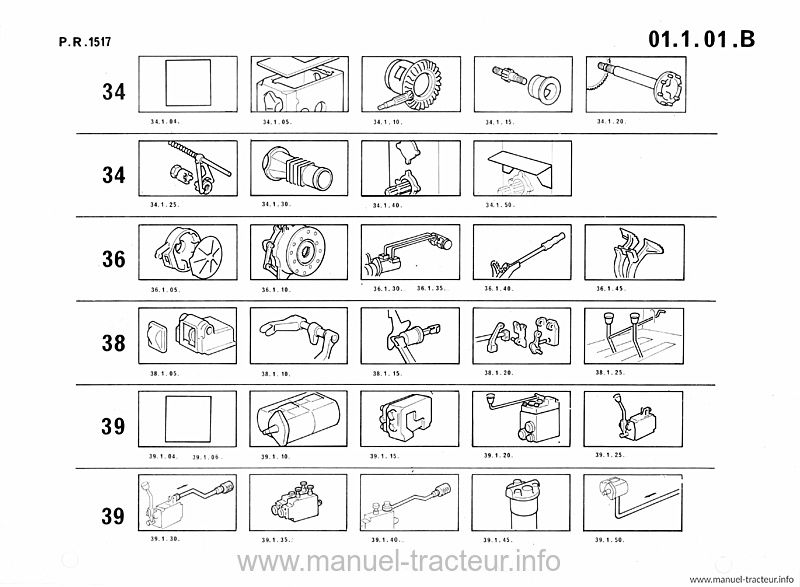 Troisième page du Catalogue pièces Renault 113-12 113-14 133-14 145-14