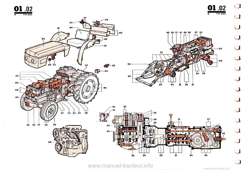 Deuxième page du Catalogue pièces Renault PR886