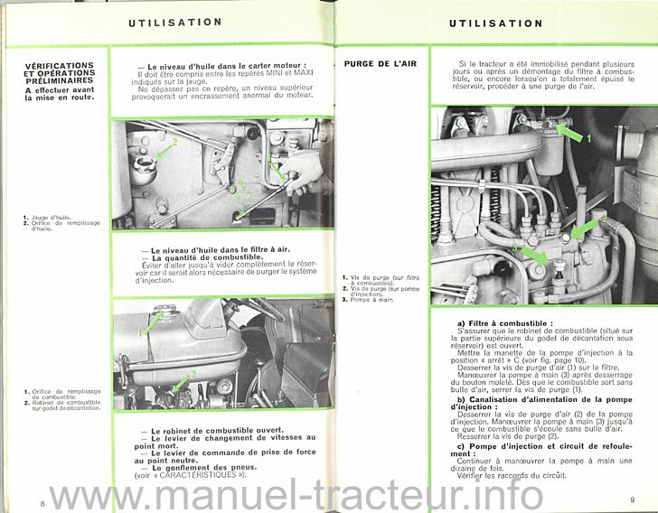 Sixième page du Guide entretien RENAULT N70 P70 E70