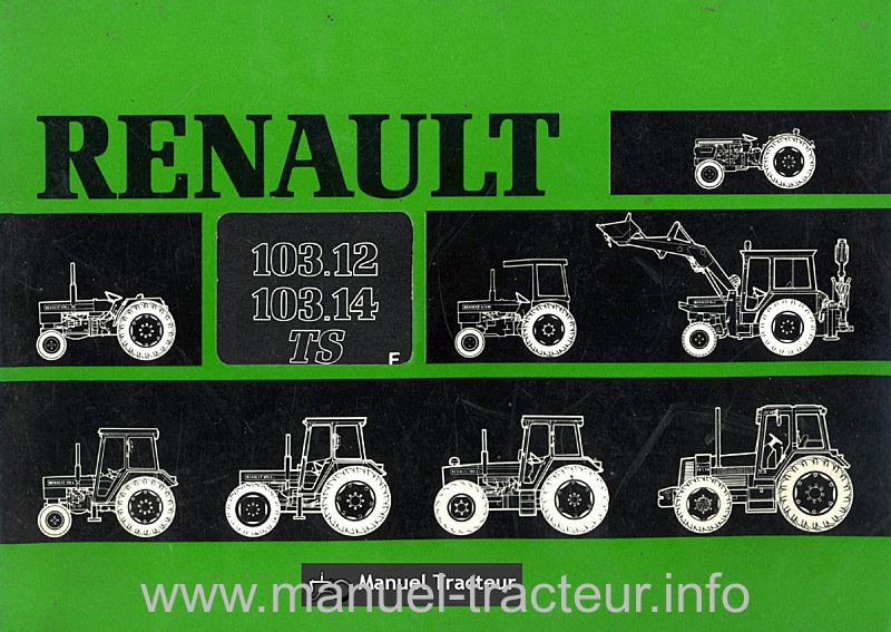 Première page du Guide entretien RENAULT 103.12 103.14 TS