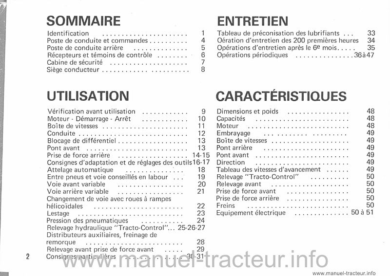 Troisième page du Guide entretien RENAULT 1181-4