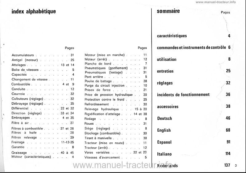 Cinquième page du Guide RENAULT 86 89