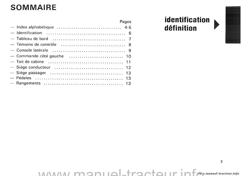 Quatrième page du Guide entretien RENAULT 95.12 95.14 TX