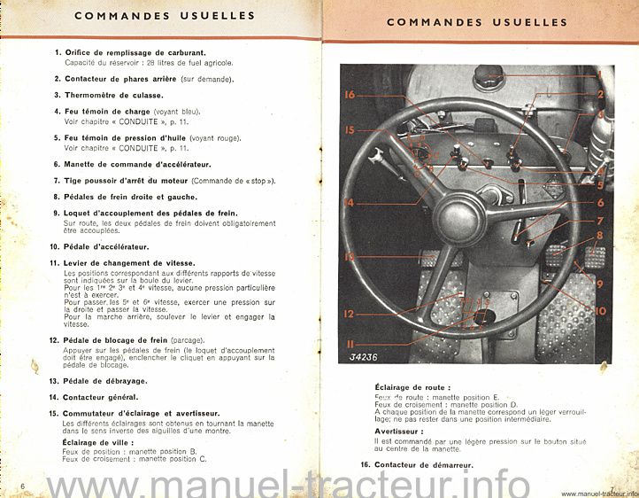 Cinquième page du Guide entretien RENAULT D16