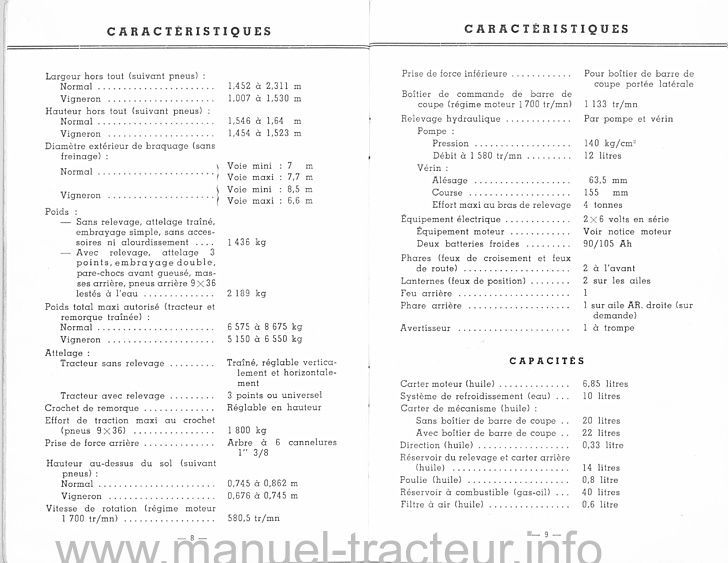 Sixième page du Guide entretien RENAULT D30