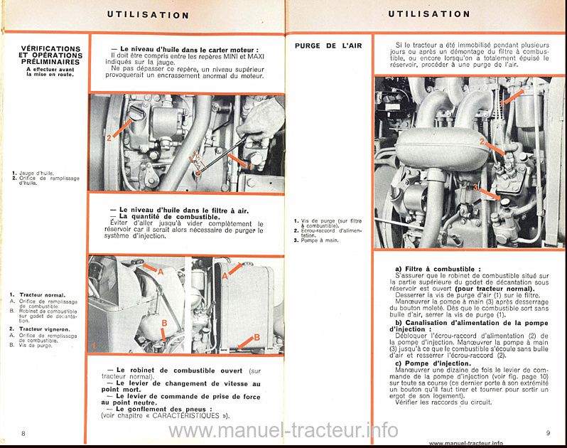 Sixième page du Guide entretien RENAULT NV 73