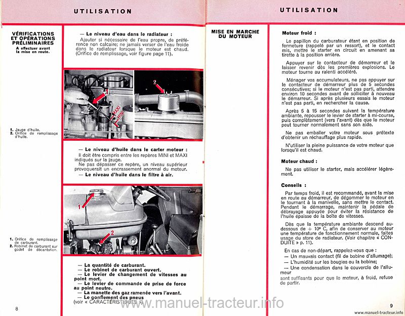 Sixième page du Guide entretien Renault NVE31