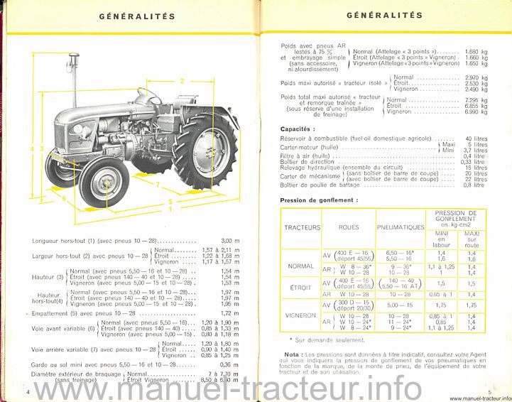 Quatrième page du Guide entretien RENAULT N72 V72 E72