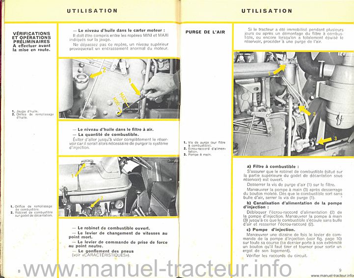 Sixième page du Guide entretien RENAULT N72 V72 E72