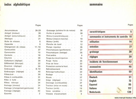 Cinquième page du Guide entretien RENAULT Master 1 2