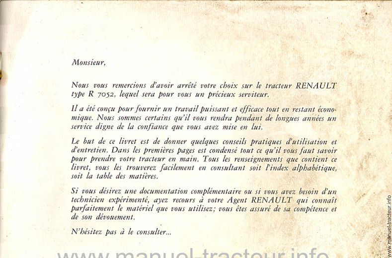 Deuxième page du Guide entretien RENAULT Super 3