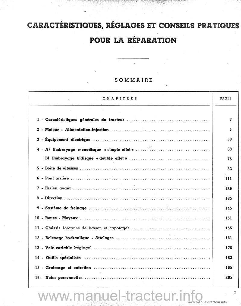 Troisième page du Manuel réparation RENAULT D30