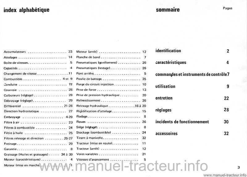 Troisième page du Guide entretien Renault 51