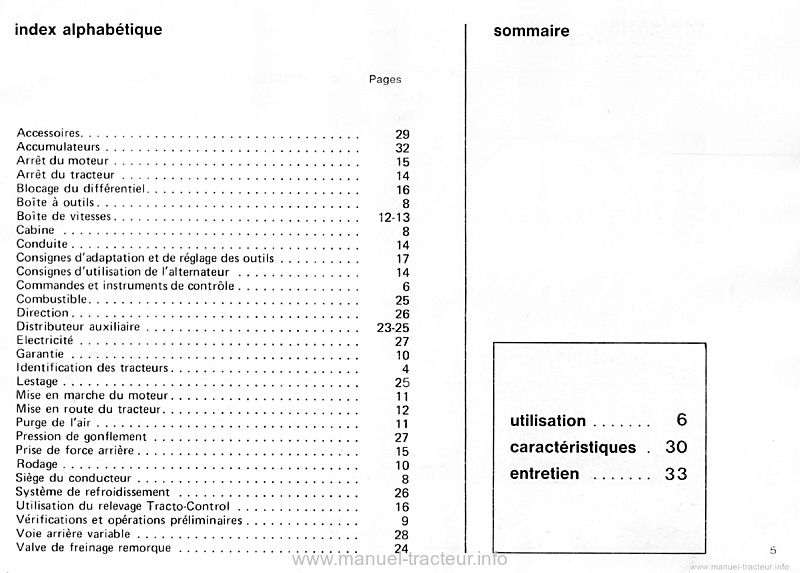 Sixième page du Livret entretien Renault 752