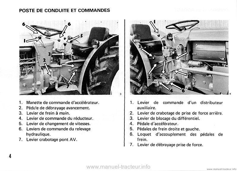 Sixième page du Livret entretien Renault 460s 480s