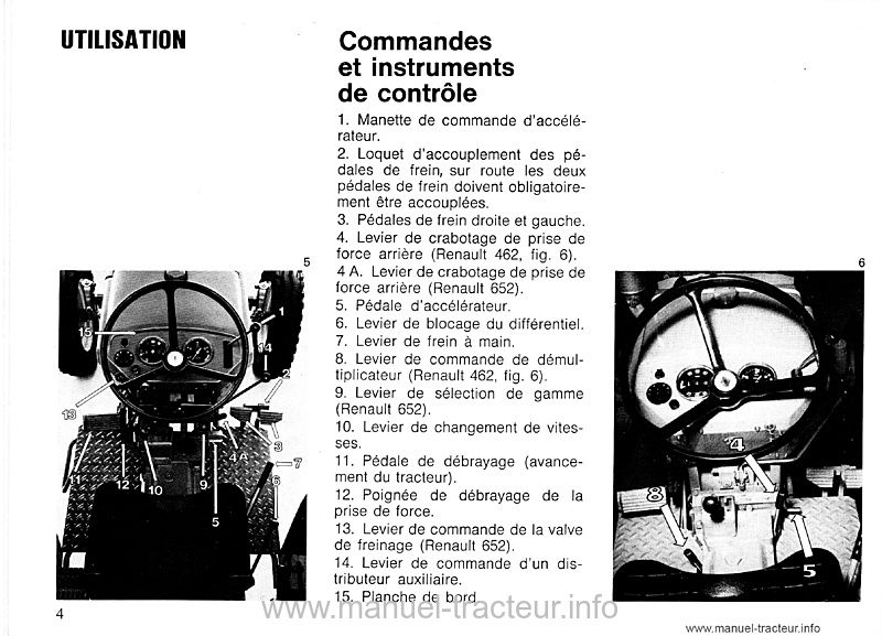 Sixième page du Guide entretien RENAULT 462 652