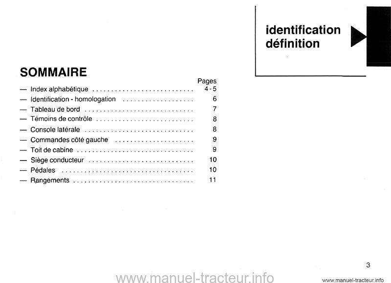 Quatrième page du Livret entretien Renault 75.12 75.14 TS