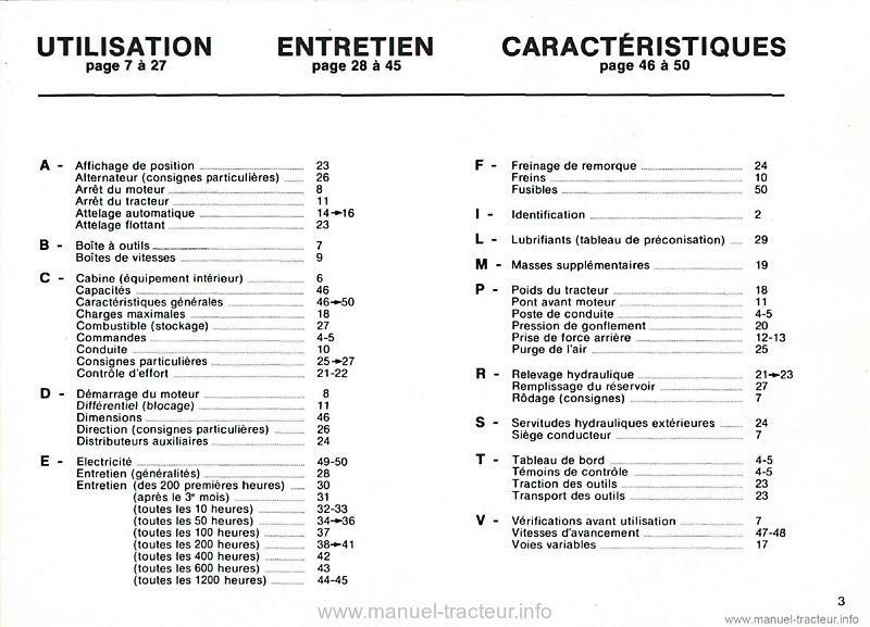 Quatrième page du Livret entretien Renault 782 782-4