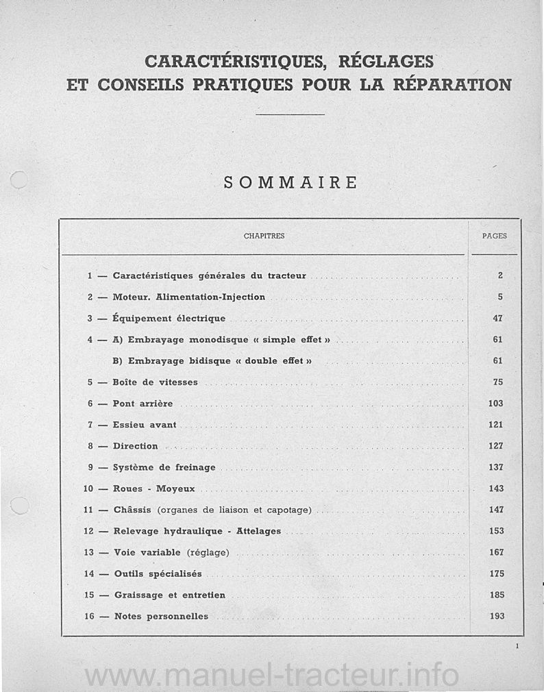 Quatrième page du Manuel réparation RENAULT D22