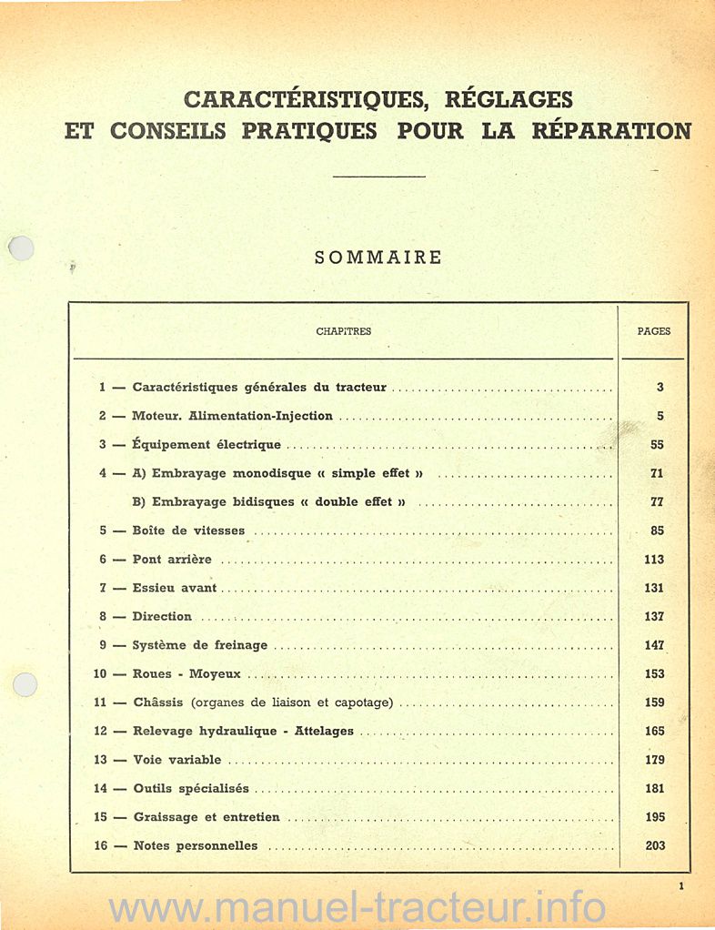 Troisième page du Manuel réparation RENAULT D35