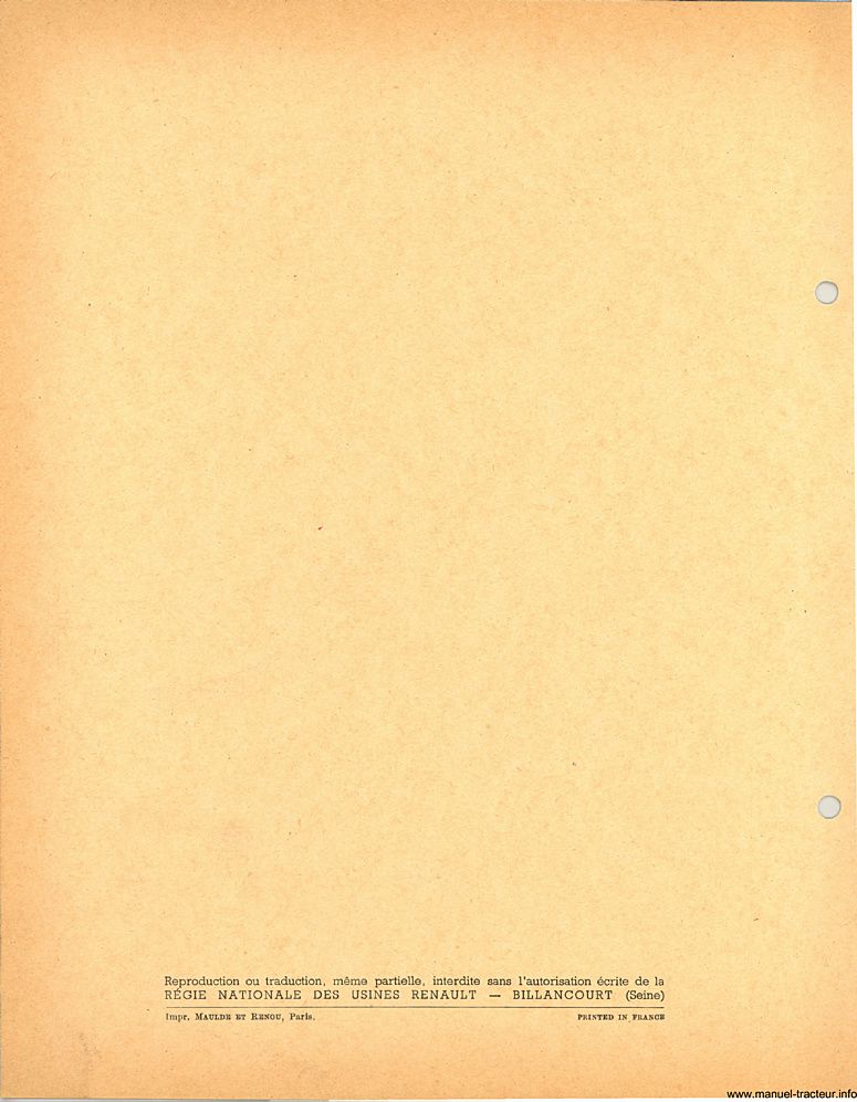 Troisième page du Manuel réparation RENAULT E30