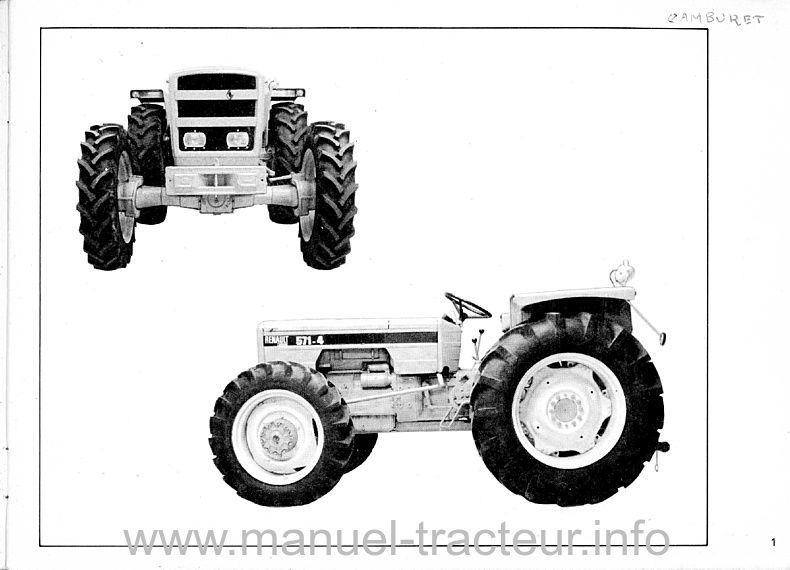 Troisième page du Guide entretien RENAULT 571.4