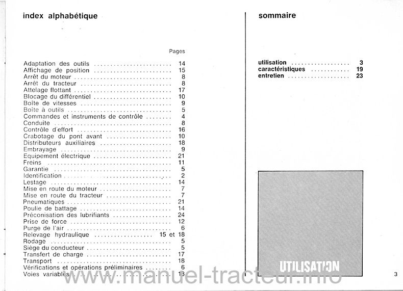 Cinquième page du Guide entretien RENAULT 571.4