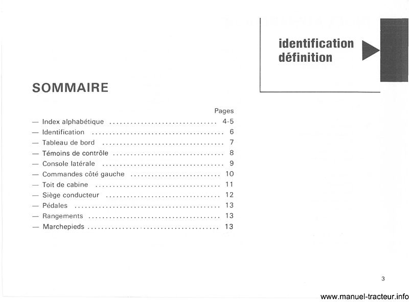 Quatrième page du Livret entretien utilisation RENAULT 113-12 113-14 TX