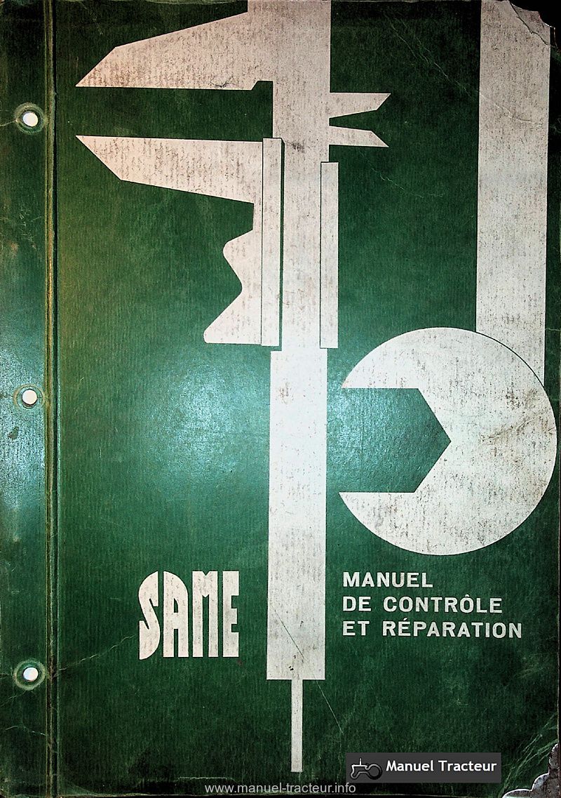 Première page du Manuel réparation Same Centauro Leone