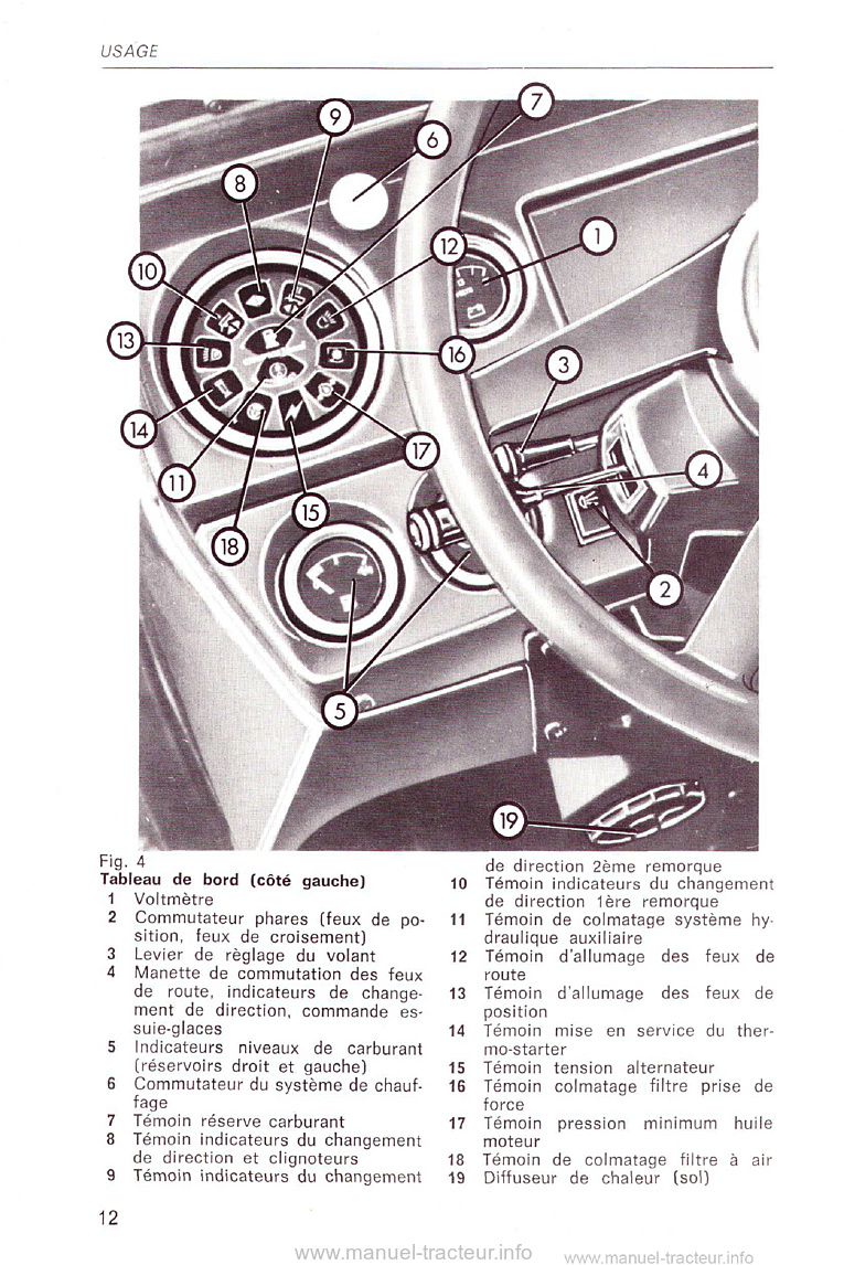 Cinquième page du Livret entretien tracteur Same Hercules 160 Export