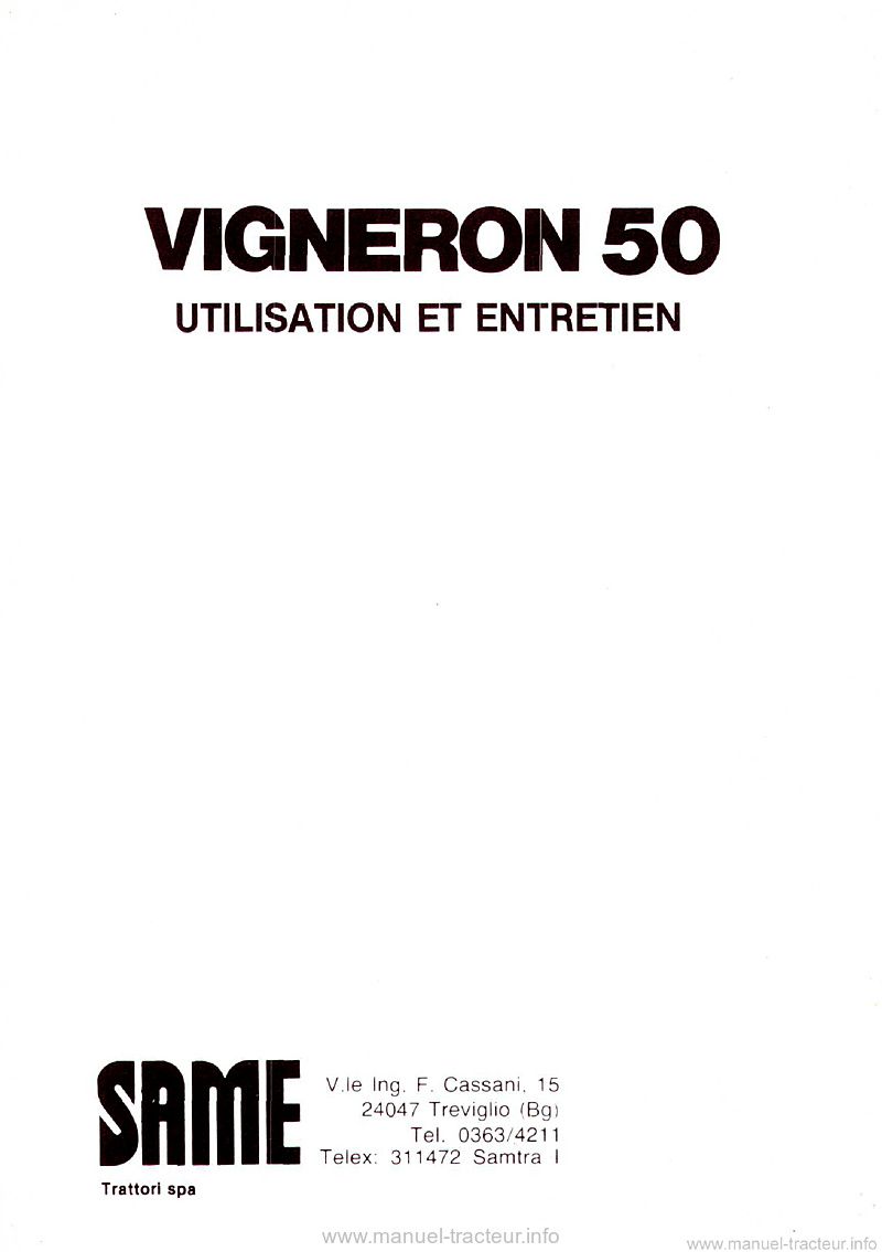 Deuxième page du Livret d'entretien Same Vigneron 50