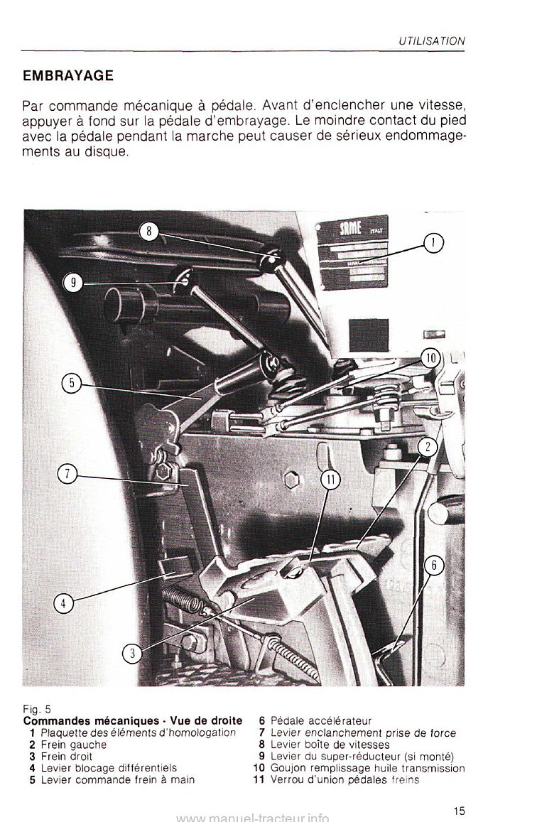 Sixième page du Livret d'entretien Same Vigneron 70