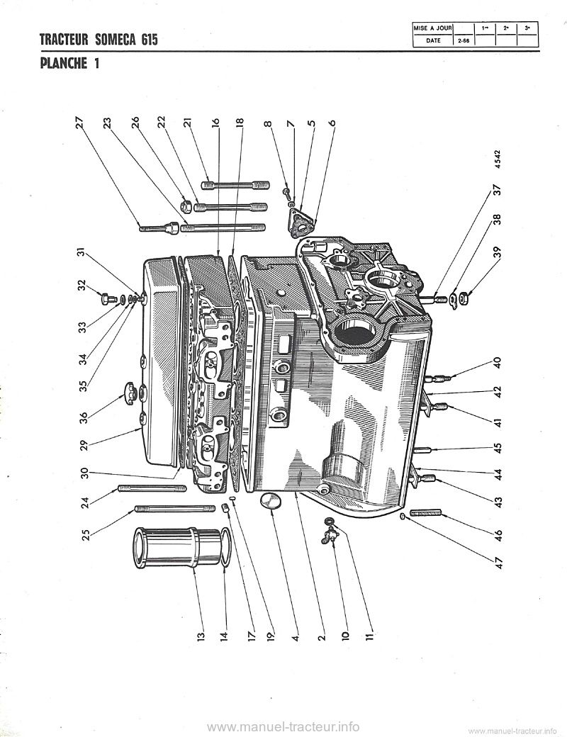 Quatrième page du Catalogue pièces de rechange Someca Fiat 615