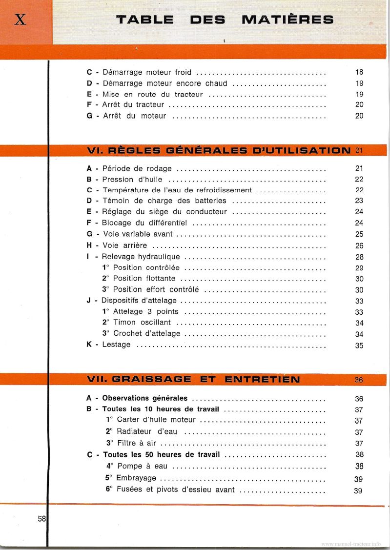 Troisième page du Guide entretien Someca 215 215F