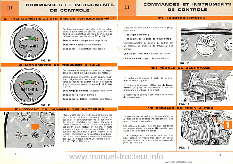 Sixième page du Guide entretien SOMECA 615