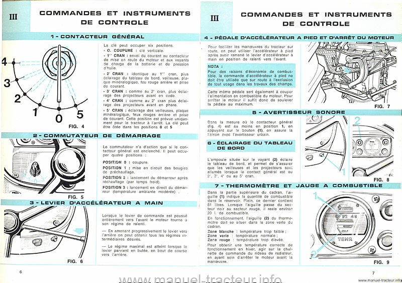 Quatrième page du Guide entretien SOMECA 650