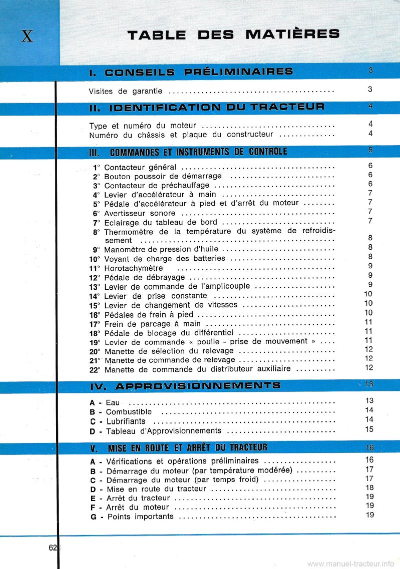 Deuxième page du Guide entretien SOMECA 715