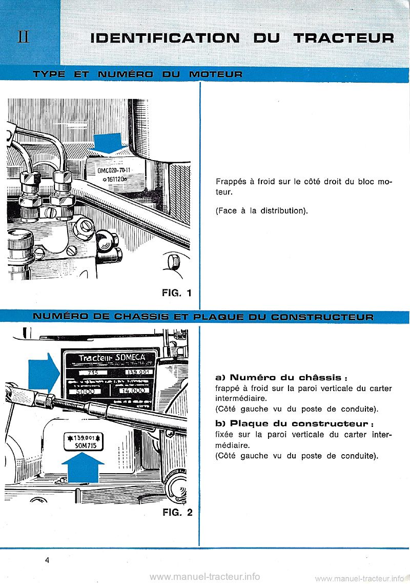 Cinquième page du Guide entretien SOMECA 715