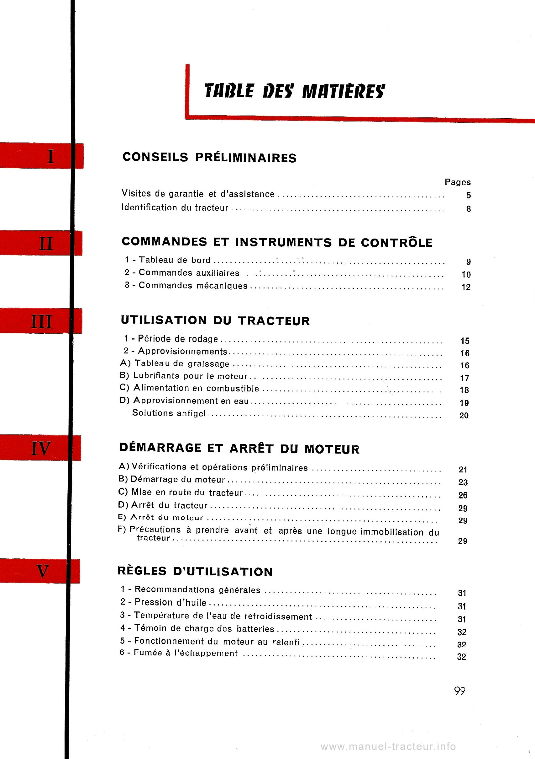 Première page du Guide entretien Someca Som 55