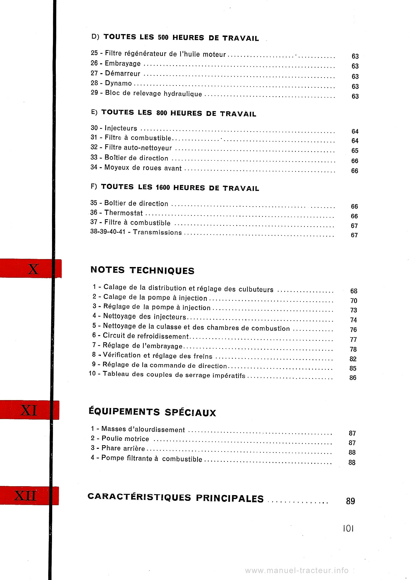 Troisième page du Guide entretien Someca Som 55