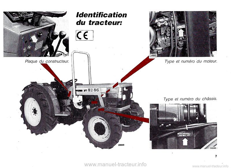 Troisième page du Livret entretien FIATAGRI utilisation 62-86 72-86 82-86 F LP