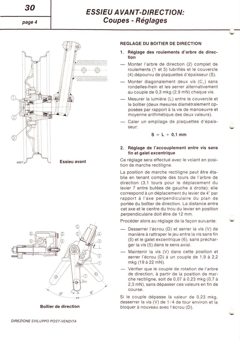 Sixième page du Manuel de réparation tracteur Fiat 460  470 DT