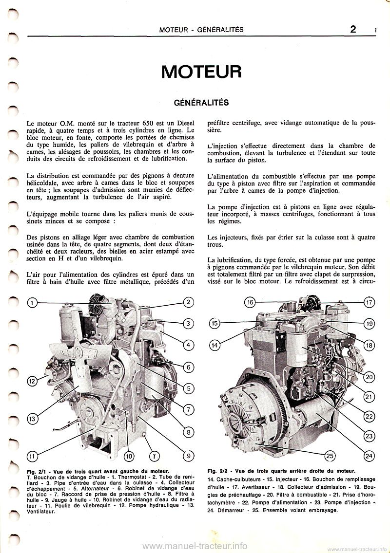 Sixième page du Manuel réparation Someca 650 650TD