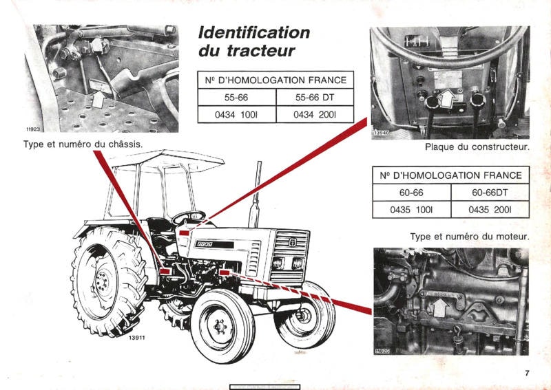 Page 2 du manuel d'atelier - Notice d'entretien tracteurs Fiat 55-66 60-66