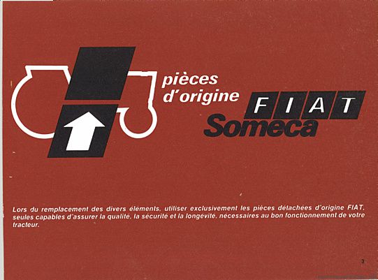 Cinquième page du Notice entretien SOMECA 680