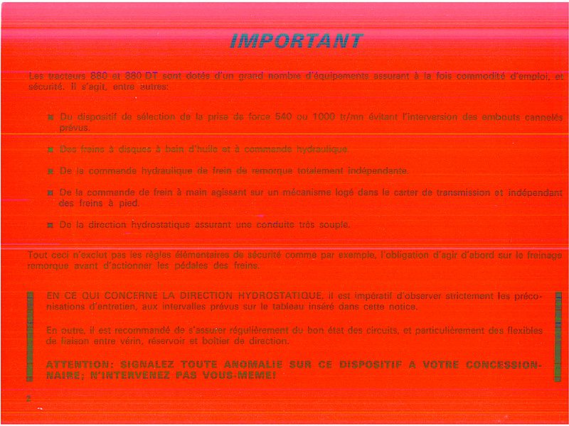 Sixième page du Notice entretien FIAT SOMECA 880 880 DT