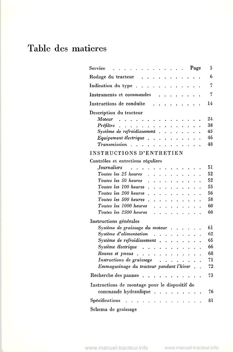 Troisième page du Manuel instructions BM 55