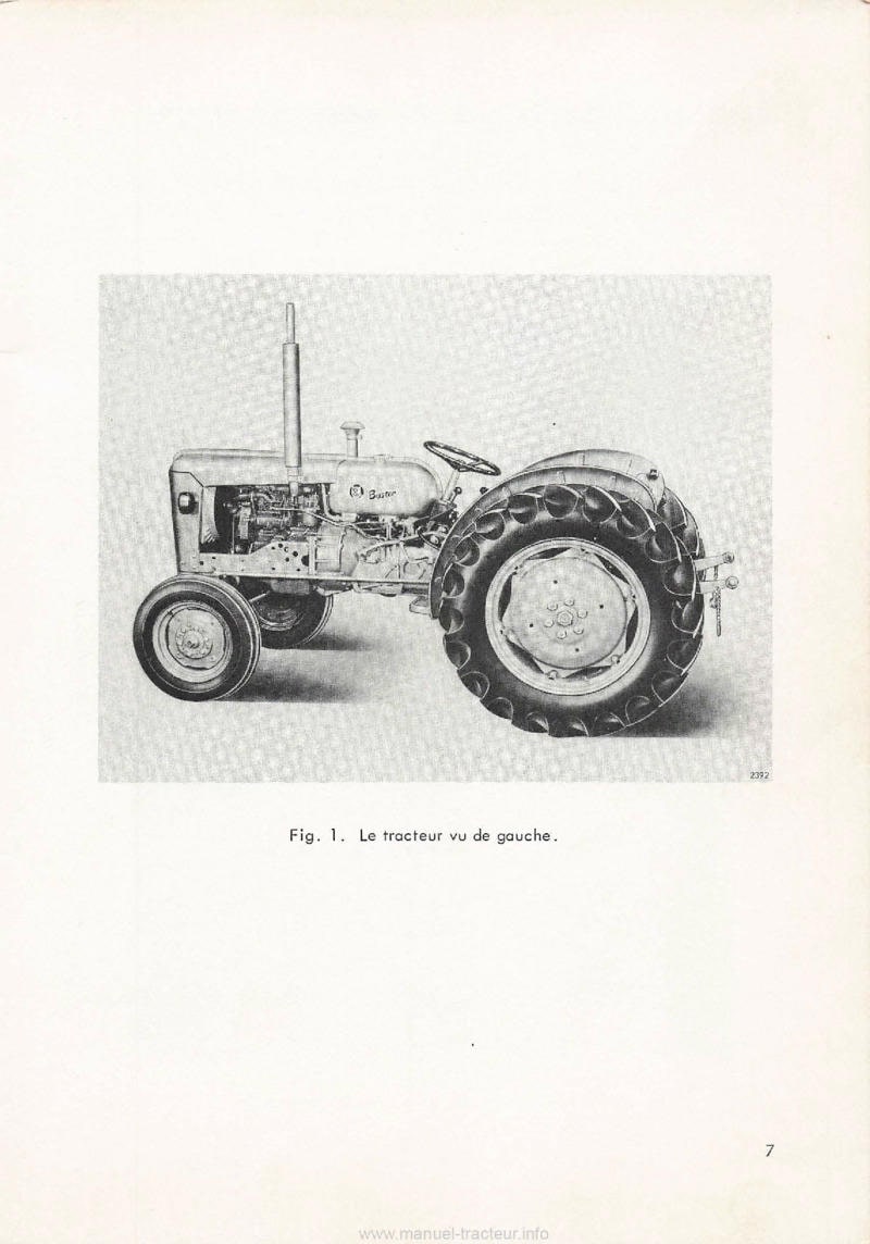 Troisième page du Manuel instructions tracteur Volvo BM 320