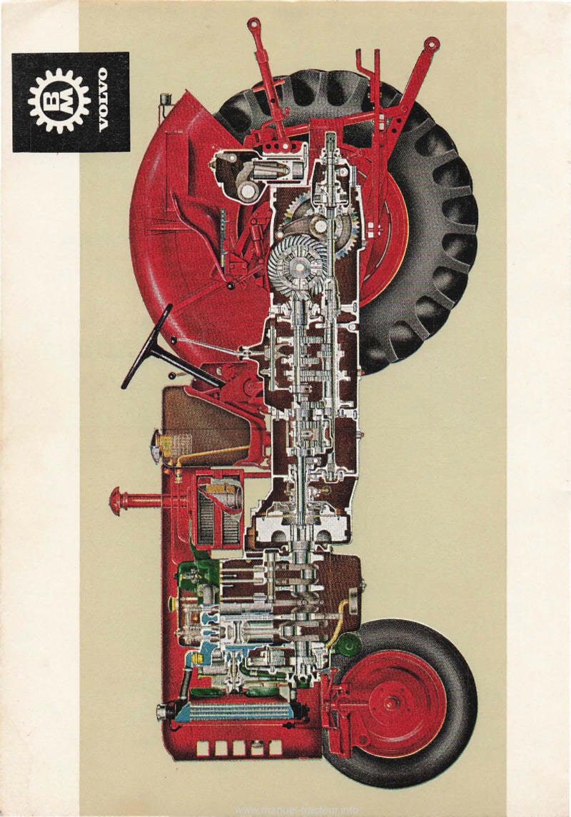 Deuxième page du Manuel instructions tracteur Volvo BM 350